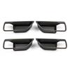 For Toyot@a Highlander 20- Wood Grain Inner Car Door Handle Bowl Cover Trim