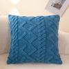 Plush Solid Color Pillow Bed Bedside Pillow Core Sofa Pillow