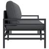 Garden Furniture with Cushions 2 Pieces Anthracite 80 X 80 X 71 Cm Steel