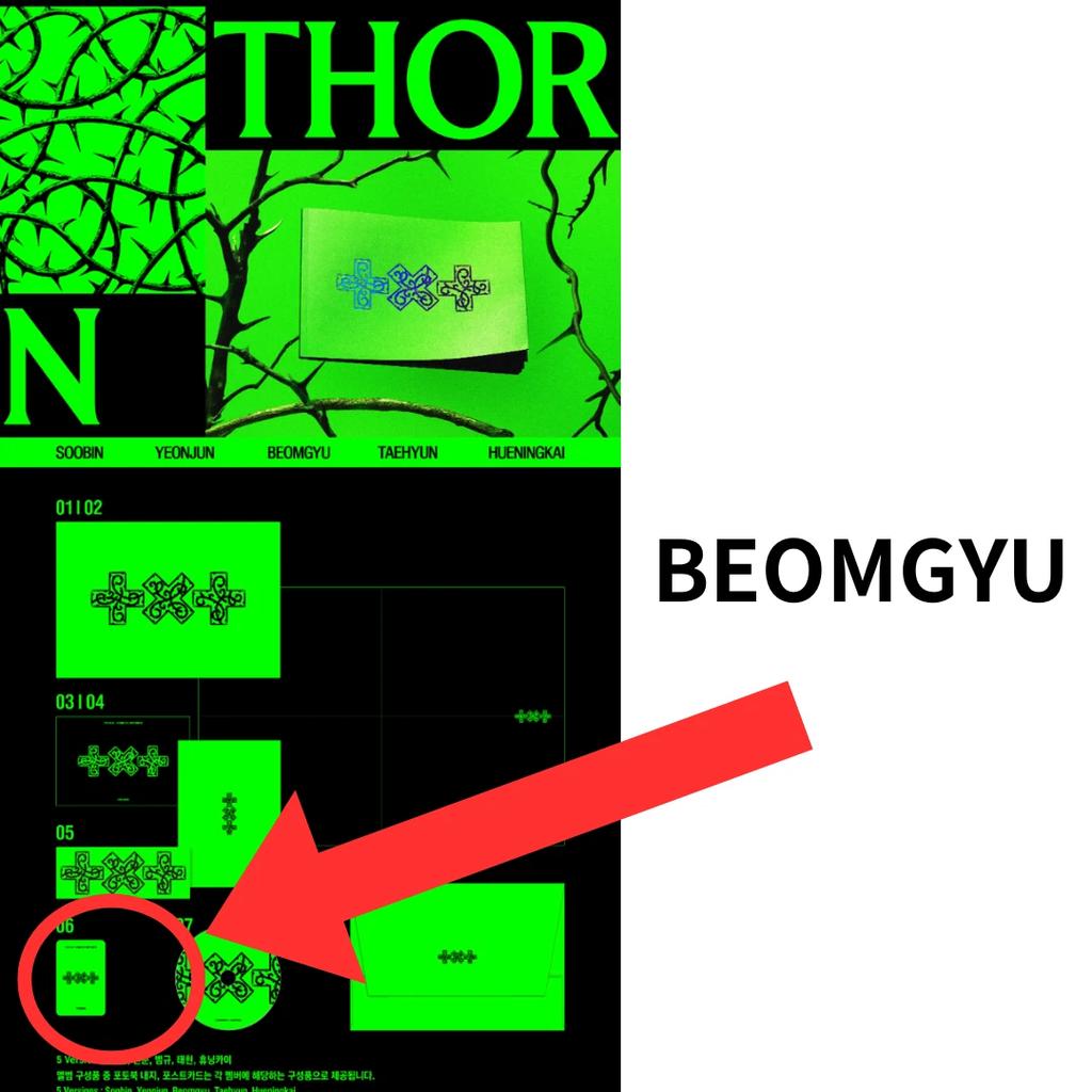 PRE-ORDER TXT 7TH YEAR: A Moment of Stillness In the Thorns POB LD PHOTO CARD OFFICIAL