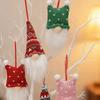 3/6Pcs Creative Christmas Decoration Pendant Faceless Doll Plush Gnomes Knitted Yarn Doll Hanging Pendants Easy To Hang Handmade
