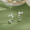 925 Sterling Silver Leaf Stud Earrings | Women's High-End 2025 Edition