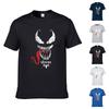 Quality Comic Venom Spider-man Men Cotton Short Sleeve Crew Neck T-shirt**