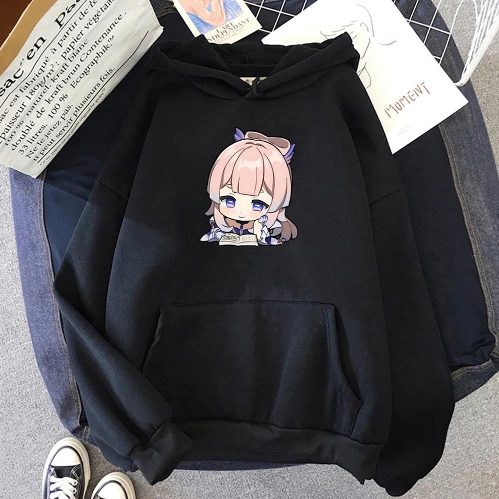 Genshin Impact Kokomi Hoodie Women Sweatshirt Vintage Hooded