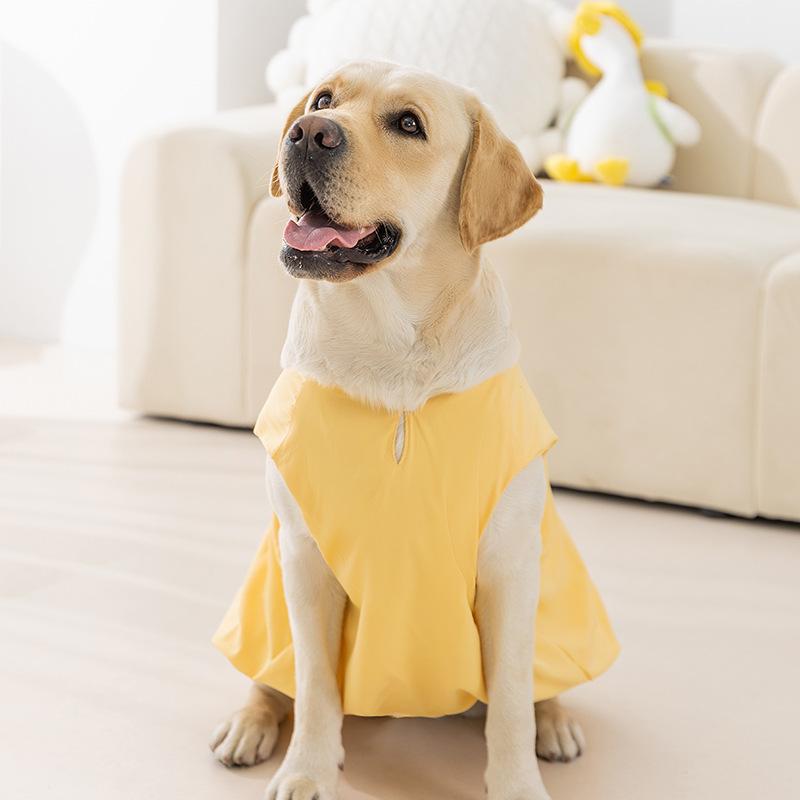 Roupa para cão grande primavera e verão pato tridimensional e vestido de pato golden retriever labrador cão médio e grande saia roupa para animal de estimação