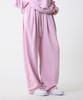 UNKNOWN PLANET Daily Double-Pleat Wide Pigment Sweatpants Baby Pink
