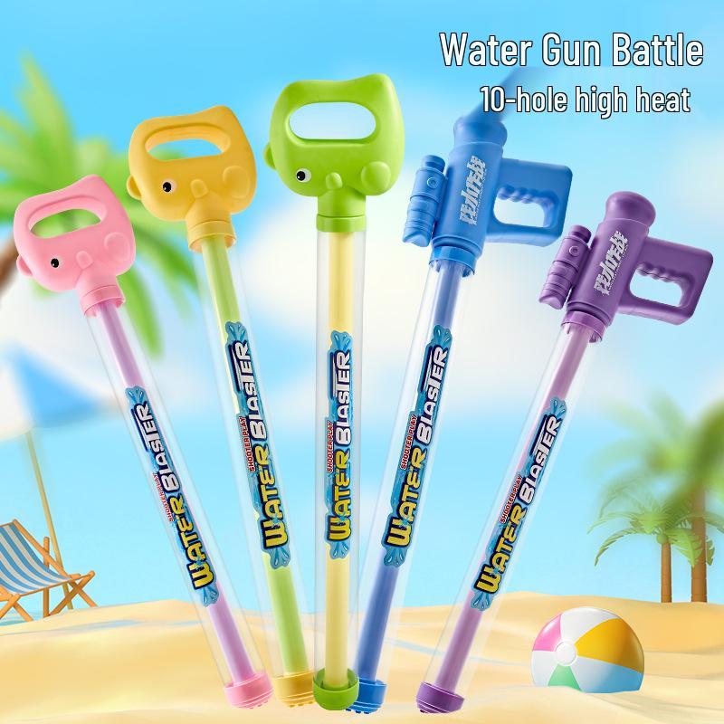 Cross-Border Long-Range Water Cannon Toy: Large Capacity Floating Water Gun for Beach Battles
