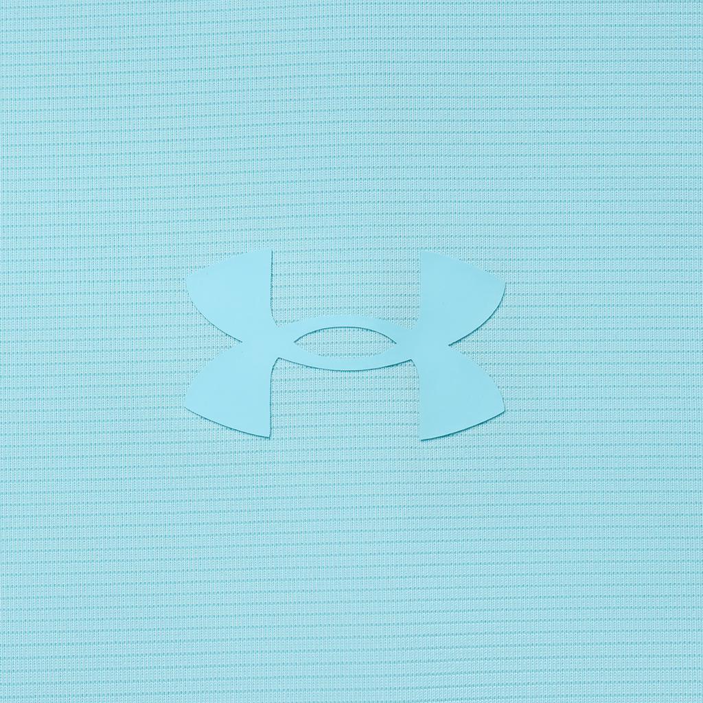 Under Armour Outdoor Knitted Training Sports Casual Simple Solid Color Breathable Commuting Versatile Short Sleeve T-Shirt Women tops 6014377-494