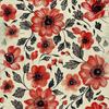 Outdoor Dekostoffe Oxford - Motiv Blumen I Dx5132