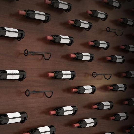 Yousheng Iron Art Stojak na wino Styl industrialny Łatwa instalacja Montowany na ścianie Stojak na wino Butelki Puszki po piwie Żelazna półka do przechowywania