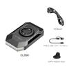 CYCLAMI CL350 Fahrradscheinwerfer für Garmin XOSS IGPSPORT Magene GPS G2 4000mAh Wiederaufladbare Fahrrad-Frontleuchte mit Gopro-Adapter