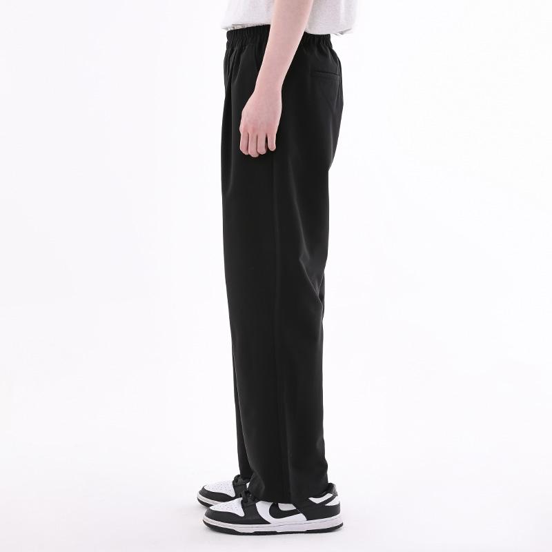 KULTE Wide Banding Slacks Black