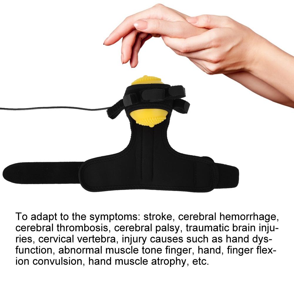 Infrared Heating Massager Electric Finger Recovery Training Silicone Rehabilitation Balls 110V-