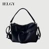 Ladies Tote Bag Large Capacity Black All-Match Casual One-Shoulder Underarm Commuter Crossbody