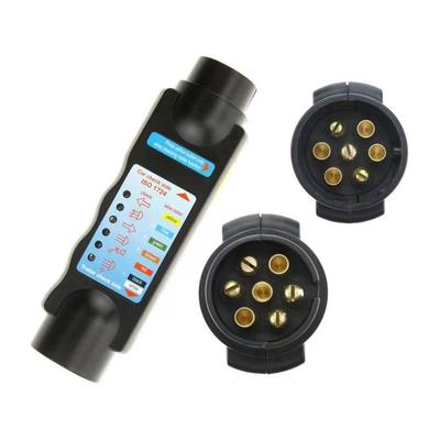 Plug Socket Diagnostic Tools 12V Caravan Towing Tow Bar Light Wiring Tester Trailer Tester 7 Pin Car Towing Light Tester