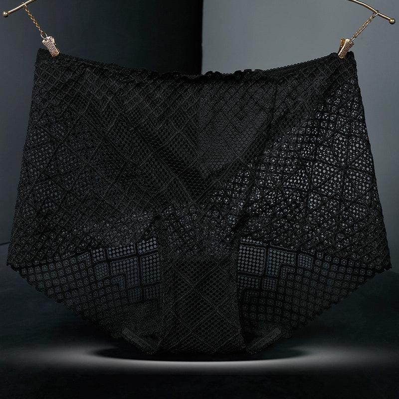 Neue Frauen Atmungsaktive Höschen Sexy Spitze Mesh Hohl Seide Knickers Unten Baumwolle Gesundheit Briefs Qualität Butt Lifter Hosen Plus größe