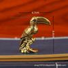 Cross-Border Retro Distressed Kyorochan Solid Brass Parrot Decoration Study Office Desktop Tea Ornaments Small Bronze Wholesale