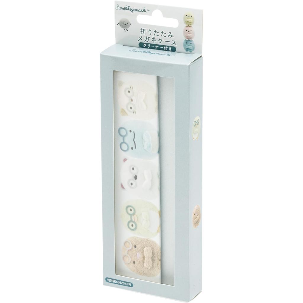 DG33602 Plush Photo Series Sumikko Gurashi Folding Glasses Case San-X