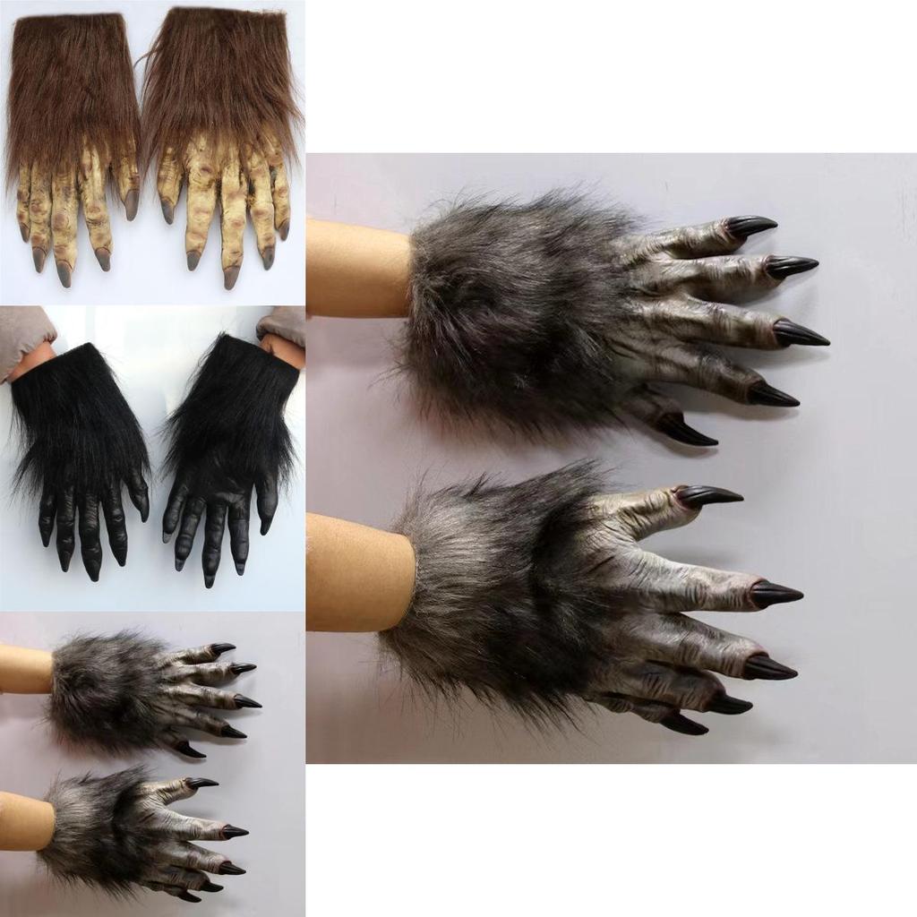 Silly Animal Latex Claw Gloves For Halloween Costumes And Kids Party Decorations