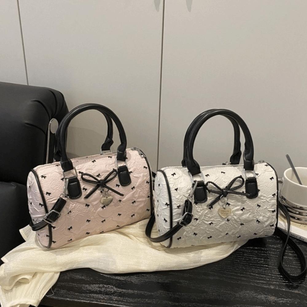 Korean Bow Pillow Bag Small Women's Handbags Fashion Bow Crossbody Bag  Girls