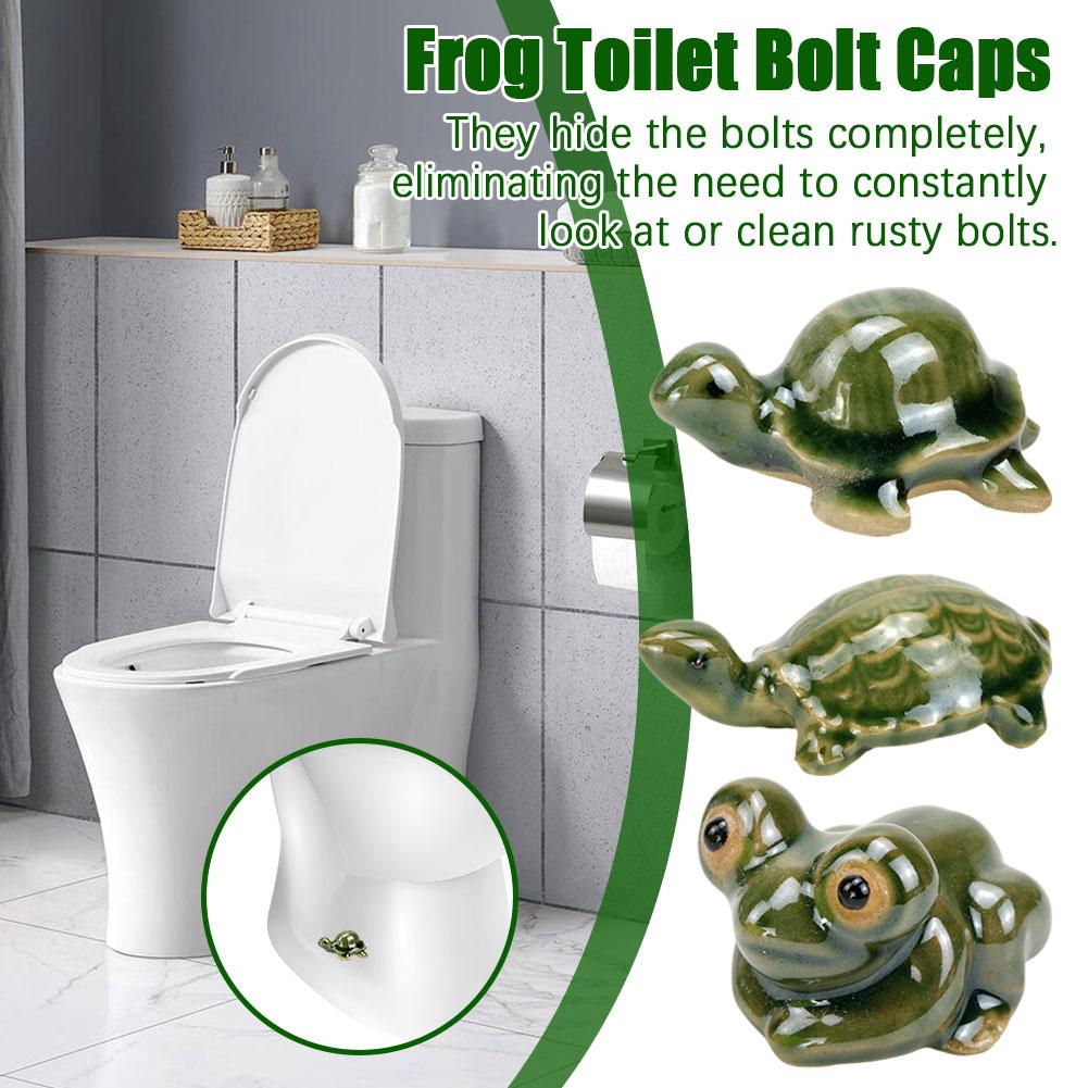 1pcs Toilet Bolt Caps Fun Animals Themed Gadgets For The Toilet Easy Installation Toilet Replacement Parts Multipurpose Hom D3S2