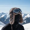 Winter Season Russian Style Winter Hat Thickened Warm Lined Retro Trapper Hat Soft Top Thermal Windproof Winter Ski Hat
