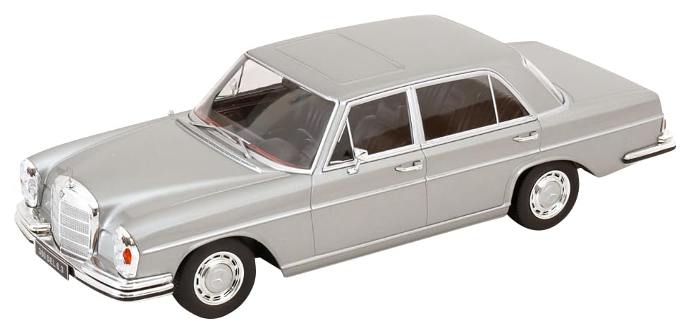 KK Scale Scale Mercedes 300 SEL W109 Silver Finished Product 1/18 6.3 1967-1972