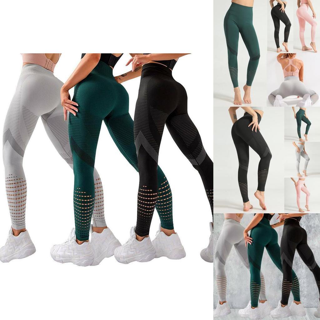 Stilvolle nahtlose Yogahose für Damen mit hohem Bund für ultimativen Komfort und Halt