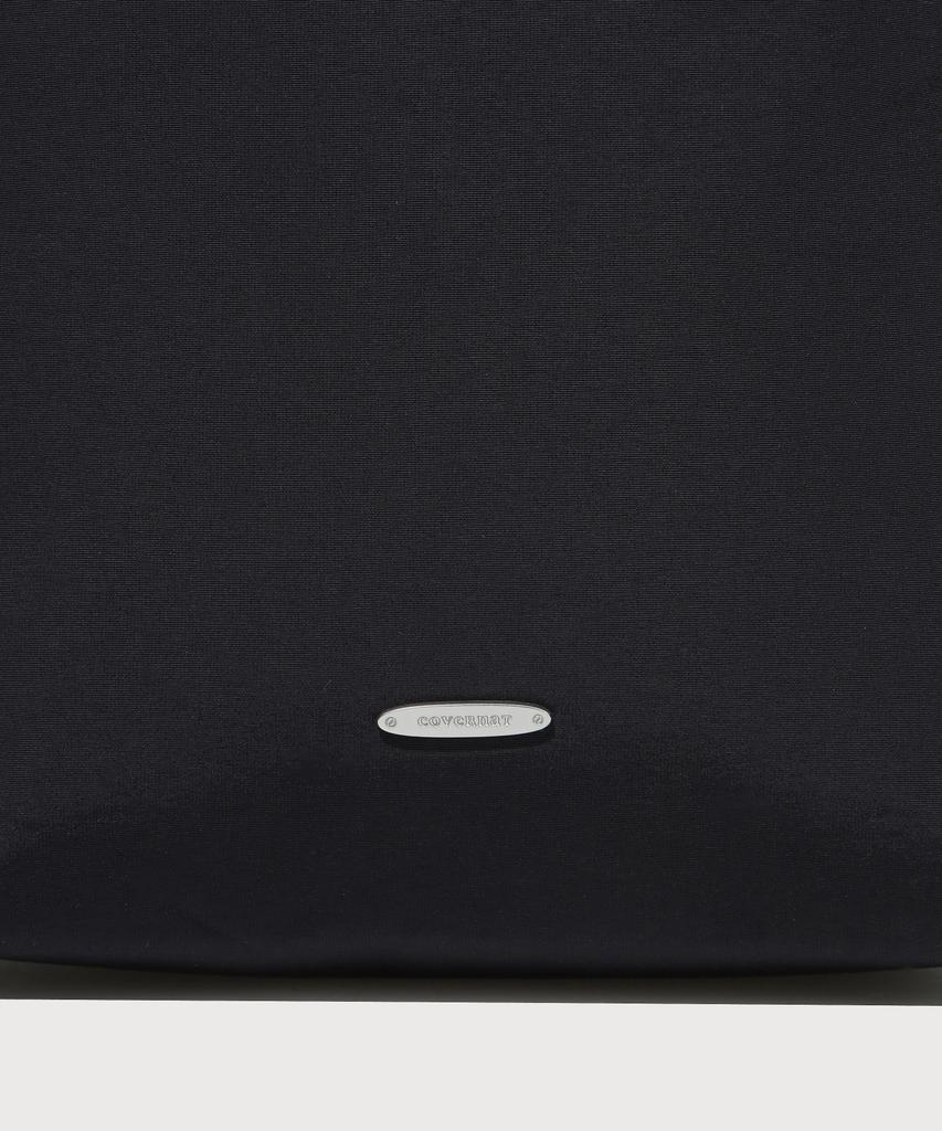 Covernat Woman Frill Tote Bag Black