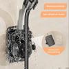 No Drilling Shower Head Holder Adjustable Wall Mount Base for Shower Head Lotus Head Fixing Bracket Bathroom Accessory