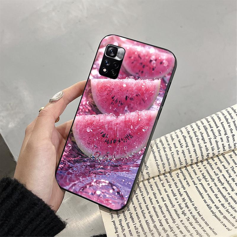 Phone Case For Xiaomi Redmi Note 14 Pro 14 13 12 11 10 Pro 14S 12S 11S Redmi 14C 13C 10 Lemon Strawberry Watermelon