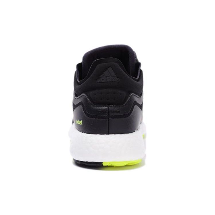 Adidas Rocket Boost Comfortable Shock Absorption Slip Resistant Durable Low Top Running Shoes Men Running Shoes Black BB1182