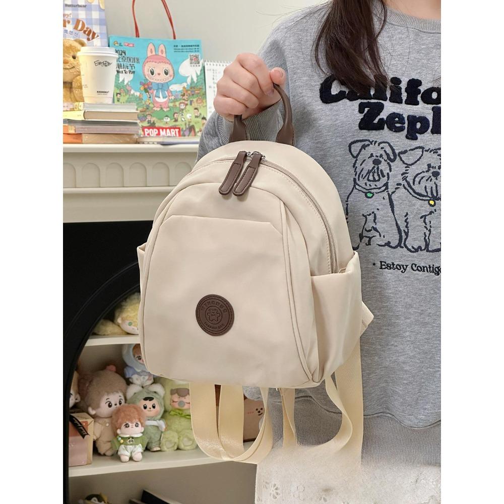 New Ins Backpack Mini Small Bag Women's Leisure Outdoor Travel Lightweight College Student Small Backpack