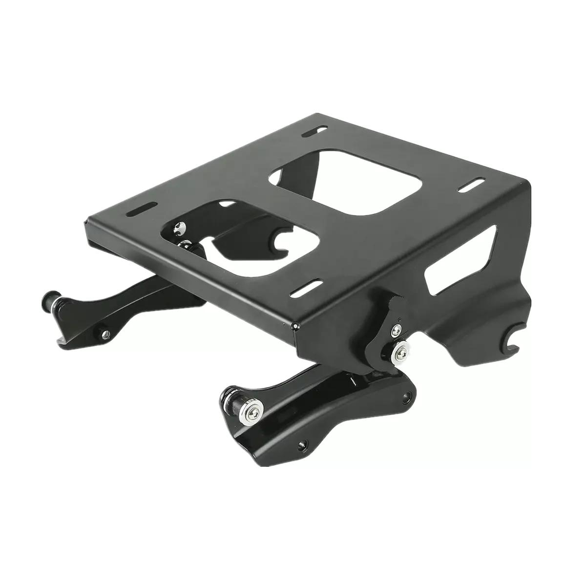 Motorcycle Solo Trunk Mount Rack Docking Hardware For Harley Touring Road King Street Glide 2014-2024 Luggage Rack чёрный