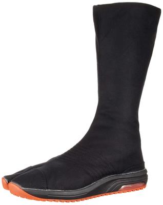 MARUGO Air Jog V Tabi Mărimea 25cm cu Aer 12 Panouri (Cinci) Șosete, 12 straturi, 2E, Negru, (2011209), Amortizare,