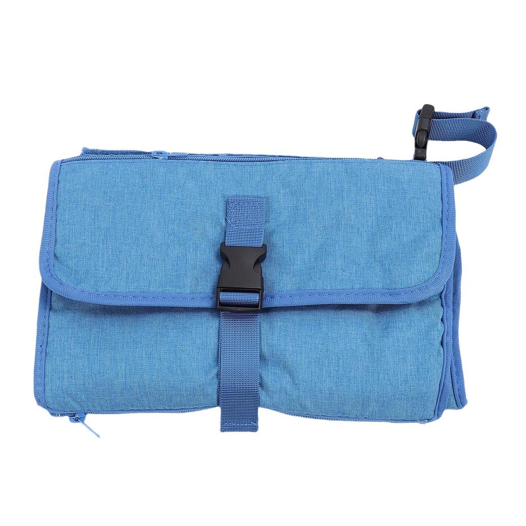 Newborn Changing Mat with Wet Wipe Holder Water Proof Portable Baby Diaper Changer Pad for Travel