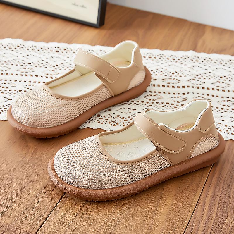 Breathable Summer Footwear for Elderly Women – Comfortable, Soft Sole Casual Shoes