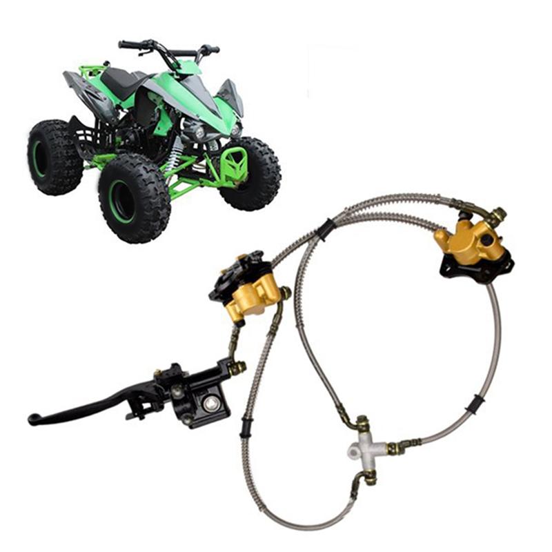 NEW-Motorcycle Front Hydraulic Disc Brake Caliper Master Cylinder For Atv 50-125Cc