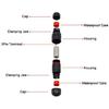 10PCS IP68 Waterproof Connector 3Pin Connector Extension Outdoor Plug Socket Cable Wire Cable for Car Truck Boat Indoor/Outdoor LED Strip Lights