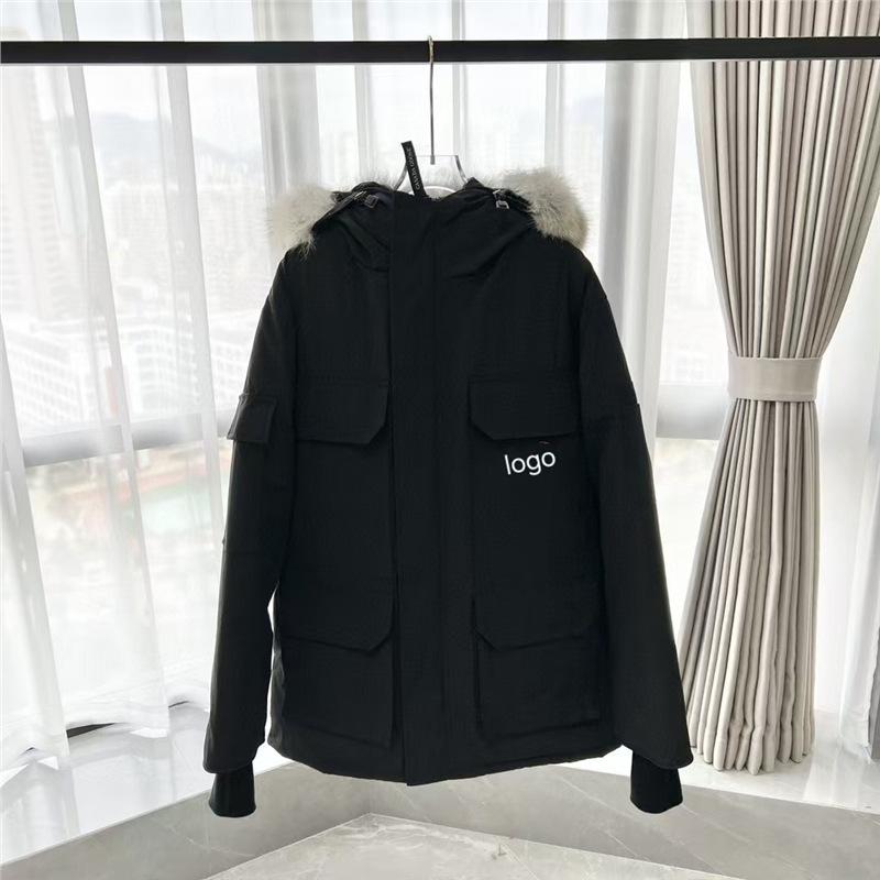 Big Goose Down Jacket Canadian Men's and Women's Expedition Down Jacket Thickened Couple Clothing Parker