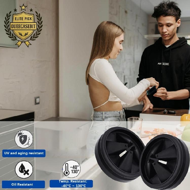 Pair of Rubber Guards Compatible Standard Garbage Disposals Stain Kitchen Sink Protectors