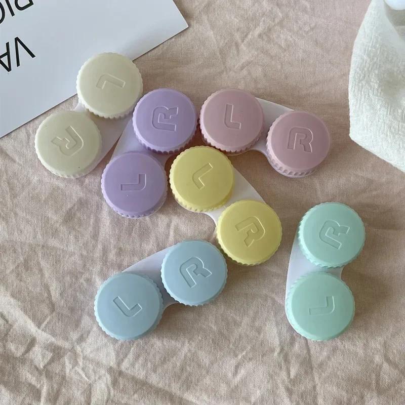 

1pcs Color Contact Lenses Box Travel Holder Container Soaking Contact Lens Box Mini Contact Lenses Case Eyewear Accessories