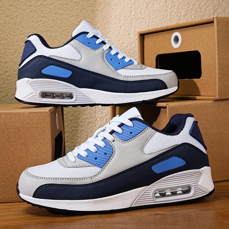 Shoes Men's Large Size Air Cushion Shoes Fashion Trend Board Shoes Lightweight Breathable Casual Sneakers