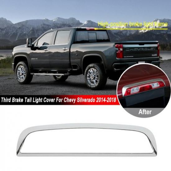 Chrom Dritte Bremsleuchte Zierleiste Für 2014-18 Chevy Silverado GMC Sierra Zubehör