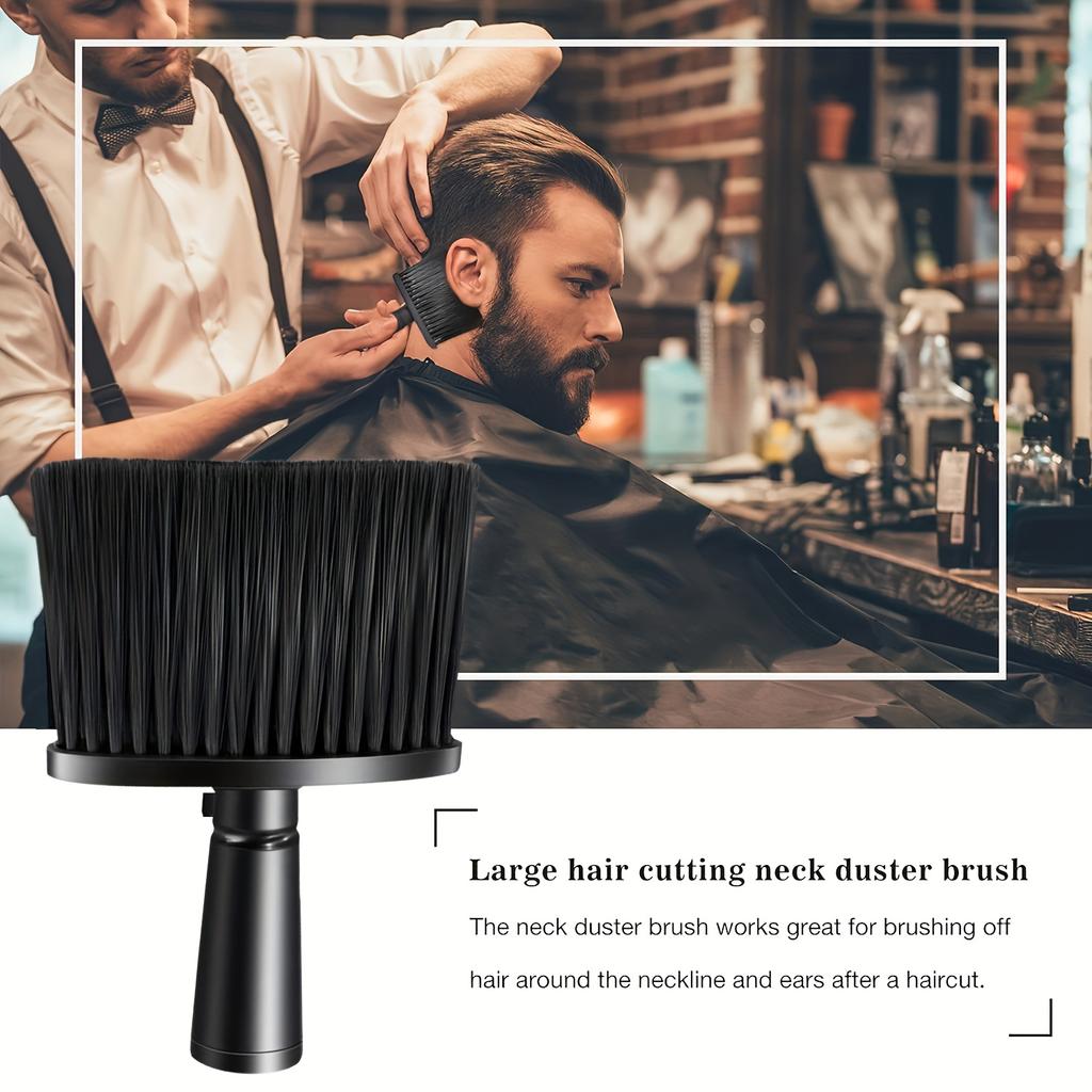 Soft Nylon Brush for Hair Cleaning, Professional Barber Neck Duster, Multi-Functional Cleaning Brush, Suitable for Salon and Home Use
