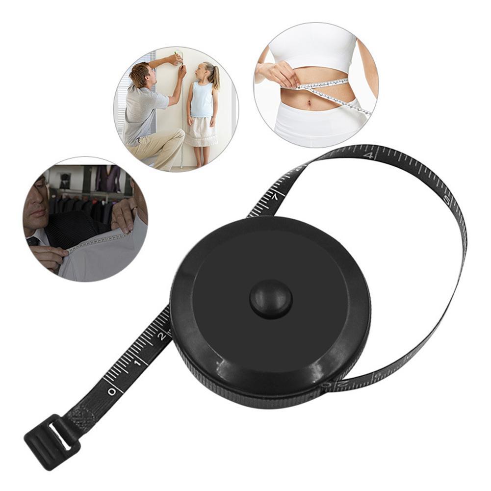 Plastic Soft Tape Measure Double-sided Auto Scaling Measure Tape Ruler I4W2