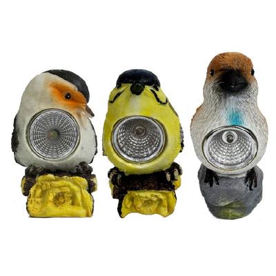 Solar Garden Statues Bird Garden Decors Lights for Outside Yard Decorations Outdoor Bird Gifts for Women Mom