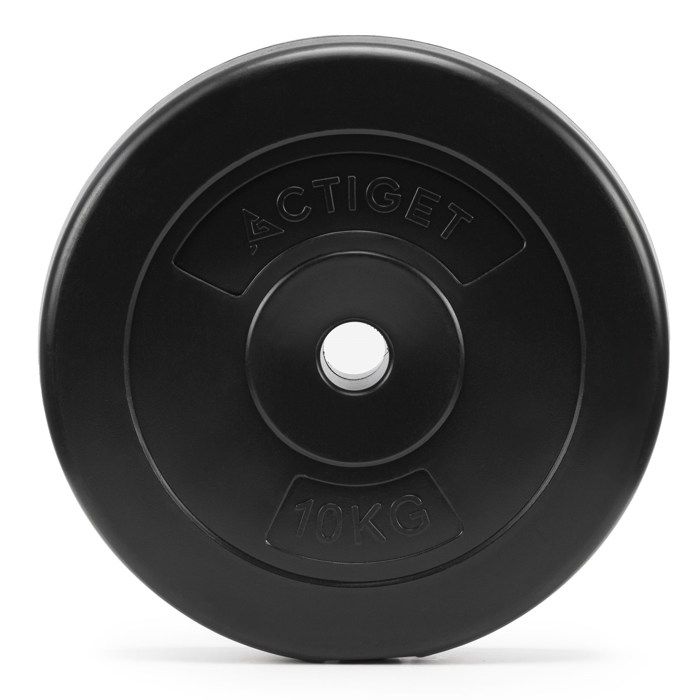 Dumbbell Plate - SPRINGOS - Actiget - 10 Kg - 31 Mm - Anti-noise Bitumen Coating