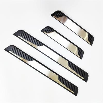For Skoda Octavia A5 A6 A7 2007-  2024 Door Sill Scuff Plate Trim Stickers Stainless Entry Guards Kick Pedal Protectors