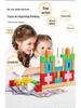Tetris-Themed Wooden Blocks Puzzle for Kids – Brain Teaser & Color Recognition Toy